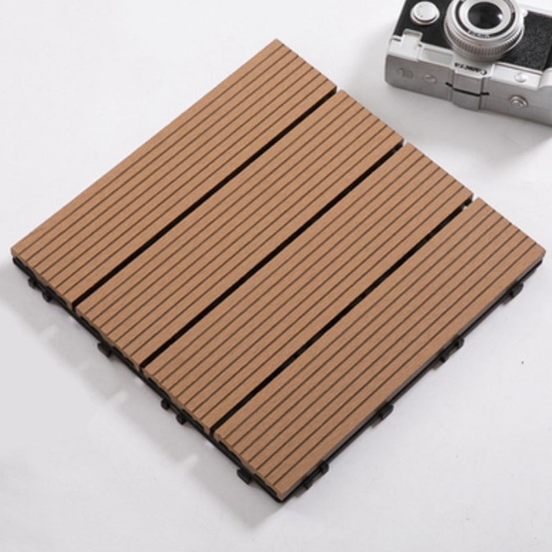 Interlocking Patio Flooring Tiles Striped Pattern Flooring Tiles Garden Yellow Straight Grain Clearhalo 'Home Improvement' 'home_improvement' 'home_improvement_outdoor_deck_tiles_planks' 'Outdoor Deck Tiles & Planks' 'Outdoor Flooring & Tile' 'Outdoor Remodel' 'outdoor_deck_tiles_planks' 7274419