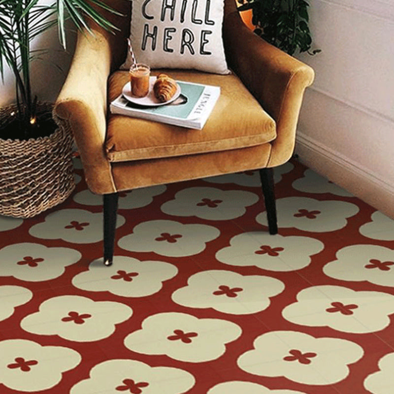 Modern Style Floor Tile Scratch Resistant Geometric Pattern Straight Edge Floor Tile Clearhalo 'Floor Tiles & Wall Tiles' 'floor_tiles_wall_tiles' 'Flooring 'Home Improvement' 'home_improvement' 'home_improvement_floor_tiles_wall_tiles' Walls and Ceiling' 7274815