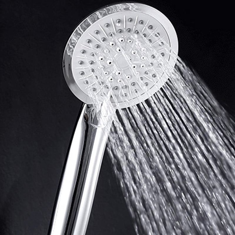 Contemporary Handheld Shower Head Adjustable Spray Pattern Silver Shower Head Clearhalo 'Bathroom Remodel & Bathroom Fixtures' 'Home Improvement' 'home_improvement' 'home_improvement_shower_heads' 'Shower Heads' 'shower_heads' 'Showers & Bathtubs Plumbing' 'Showers & Bathtubs' 7276279