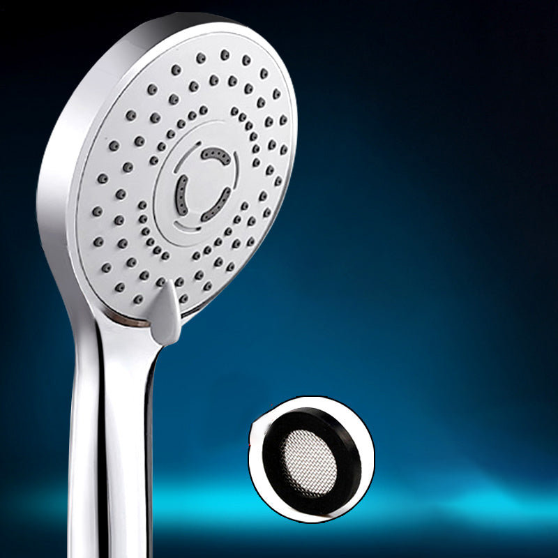 Contemporary Handheld Shower Head Adjustable Spray Pattern Silver Shower Head Clearhalo 'Bathroom Remodel & Bathroom Fixtures' 'Home Improvement' 'home_improvement' 'home_improvement_shower_heads' 'Shower Heads' 'shower_heads' 'Showers & Bathtubs Plumbing' 'Showers & Bathtubs' 7276282