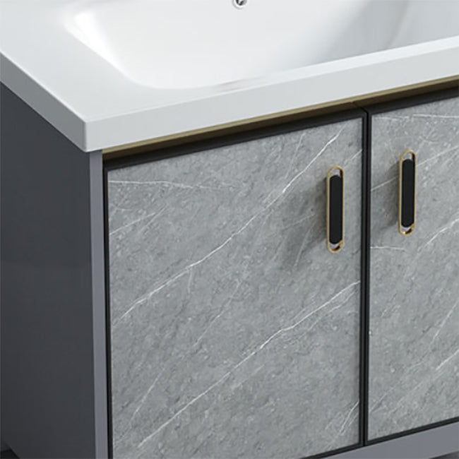 Modern Bathroom Sink Vanity Freestanding Faucet Included Bathroom Vanity Set Clearhalo 'Bathroom Remodel & Bathroom Fixtures' 'Bathroom Vanities' 'bathroom_vanities' 'Home Improvement' 'home_improvement' 'home_improvement_bathroom_vanities' 7276628