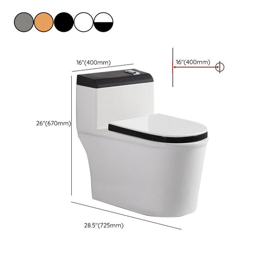 Traditional Ceramic Toilet Bowl Floor Mount Urine Toilet for Bathroom Clearhalo 'Bathroom Remodel & Bathroom Fixtures' 'Home Improvement' 'home_improvement' 'home_improvement_toilets' 'Toilets & Bidets' 'Toilets' 7277987