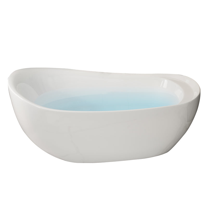 Antique Finish Soaking Modern Bath Stand Alone Oval Bath Tub Clearhalo 'Bathroom Remodel & Bathroom Fixtures' 'Bathtubs' 'Home Improvement' 'home_improvement' 'home_improvement_bathtubs' 'Showers & Bathtubs' 7279424