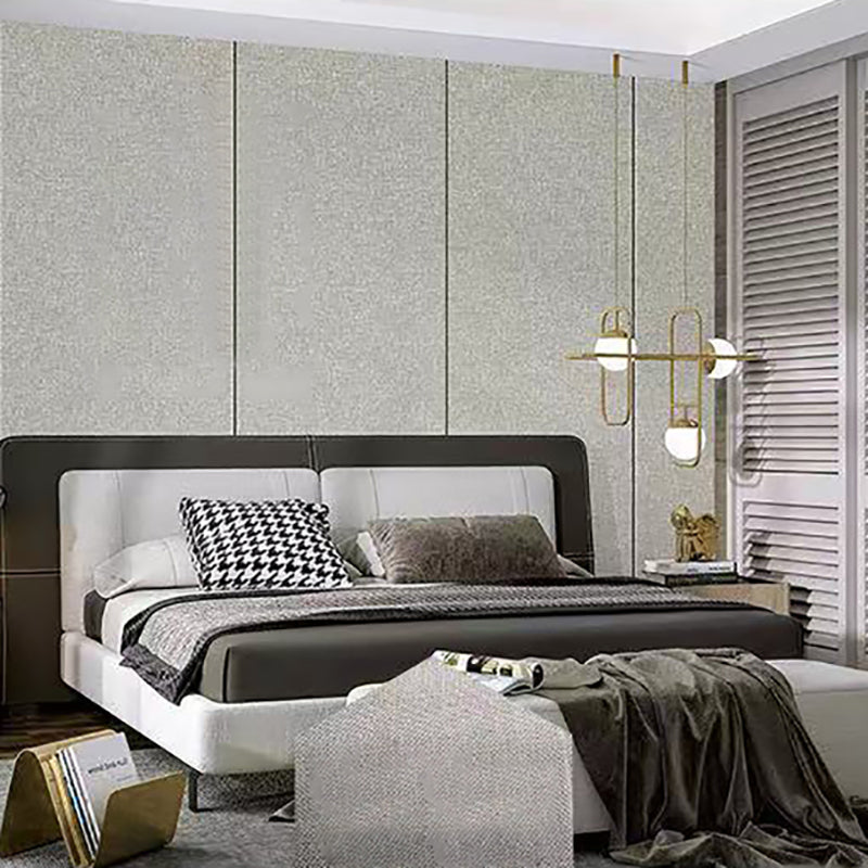 Modern Style Linen Wall Panel Living Room Peel and Stick Wall Paneling Grey Clearhalo 'Flooring 'Home Improvement' 'home_improvement' 'home_improvement_wall_paneling' 'Wall Paneling' 'wall_paneling' 'Walls & Ceilings' Walls and Ceiling' 7280024