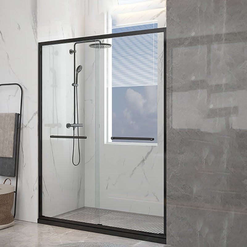 Transparent Scratch Resistant Shower Doors Double Sliding Shower Bath Door Clearhalo 'Bathroom Remodel & Bathroom Fixtures' 'Home Improvement' 'home_improvement' 'home_improvement_shower_tub_doors' 'Shower and Tub Doors' 'shower_tub_doors' 'Showers & Bathtubs' 7280174