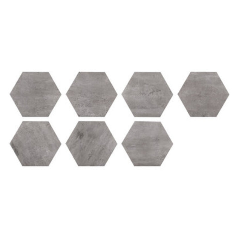 Modern Style Indoor Tile Hexagon Living Room Spanish Polished Wall Tile Grey Clearhalo 'Floor Tiles & Wall Tiles' 'floor_tiles_wall_tiles' 'Flooring 'Home Improvement' 'home_improvement' 'home_improvement_floor_tiles_wall_tiles' Walls and Ceiling' 7287279