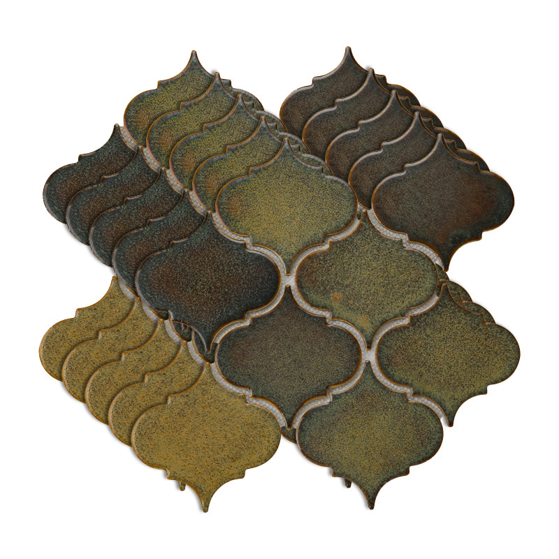 Irregular Wall Tile Textured Design Pressed Waterproof Wall Tile for Living Room Peacock Green Clearhalo 'Floor Tiles & Wall Tiles' 'floor_tiles_wall_tiles' 'Flooring 'Home Improvement' 'home_improvement' 'home_improvement_floor_tiles_wall_tiles' Walls and Ceiling' 7287300