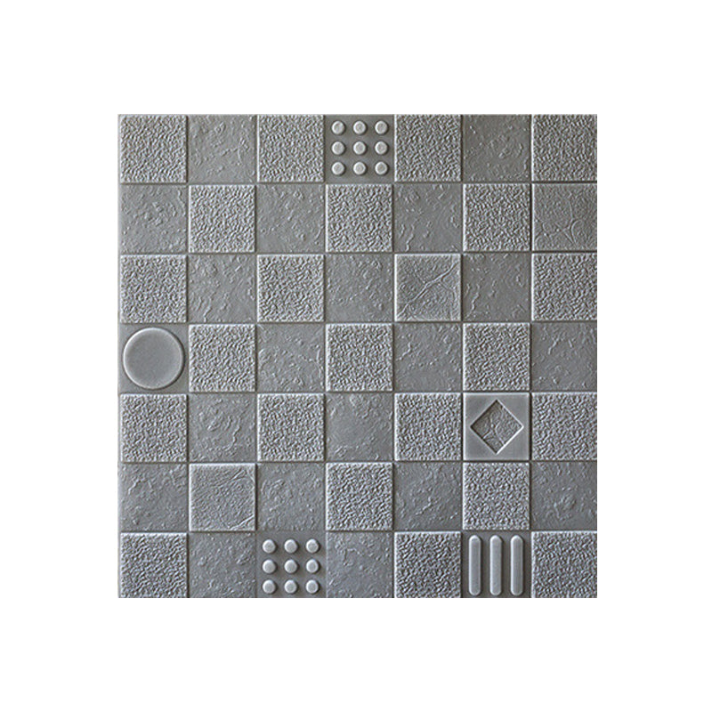 Home Indoor Wall Panel 3D Print Bricks Peel and Stick Wall Paneling Light Gray Clearhalo 'Flooring 'Home Improvement' 'home_improvement' 'home_improvement_wall_paneling' 'Wall Paneling' 'wall_paneling' 'Walls & Ceilings' Walls and Ceiling' 7287398