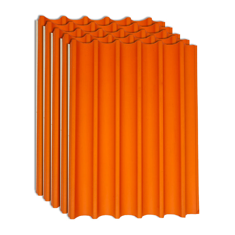 Soundproof Wall Paneling Staple Installation Waterproof Wall Paneling Orange 5-Piece Set Clearhalo 'Flooring 'Home Improvement' 'home_improvement' 'home_improvement_wall_paneling' 'Wall Paneling' 'wall_paneling' 'Walls & Ceilings' Walls and Ceiling' 7292232