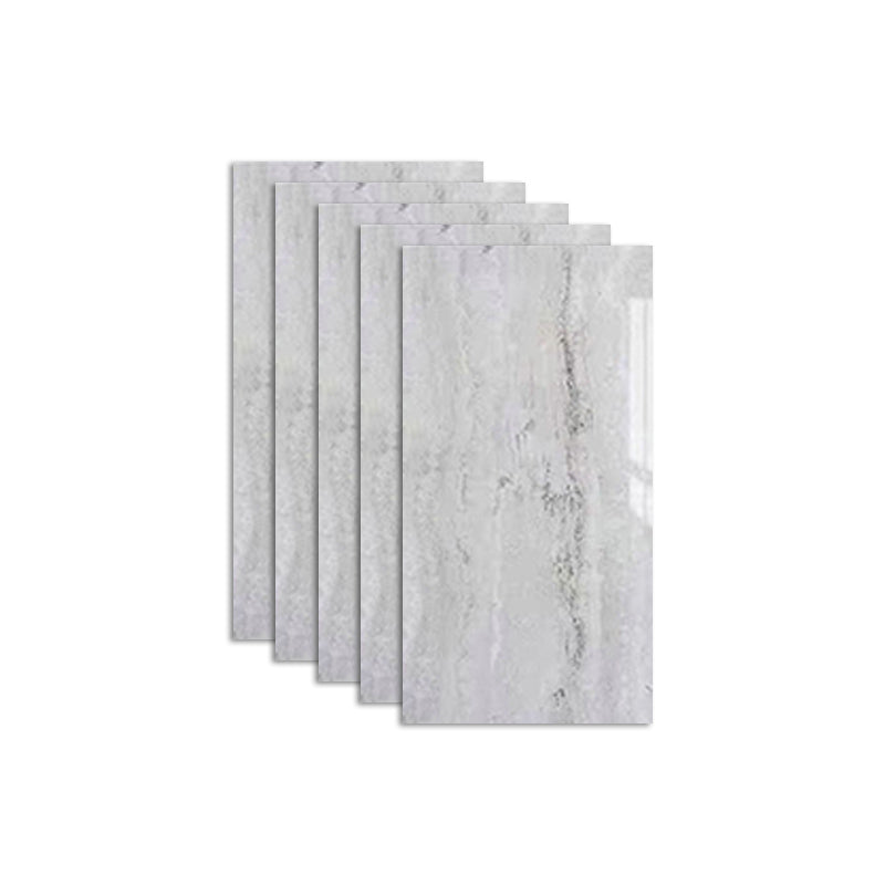 Mosaic Tile Peel and Stick Tile Pvc Kitchen Backsplash Peel and Stick Wall Tile Gray-White 5-Piece Set Clearhalo 'Flooring 'Home Improvement' 'home_improvement' 'home_improvement_peel_stick_blacksplash' 'Peel & Stick Backsplash Tile' 'peel_stick_blacksplash' 'Walls & Ceilings' Walls and Ceiling' 7297721