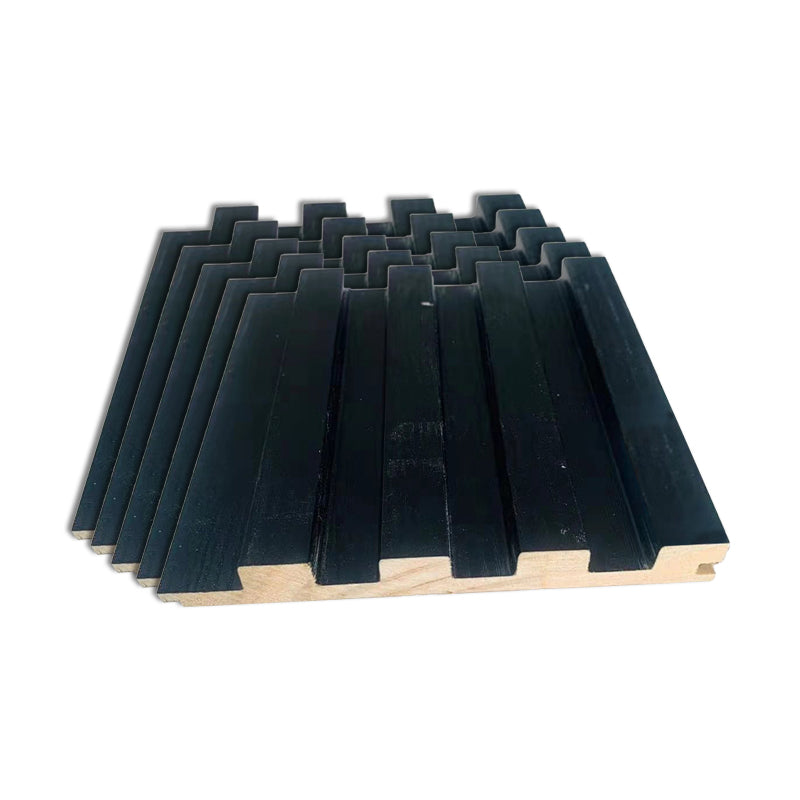 Waterproof Wall Paneling Soundproof Staple Installation Wall Paneling Black 5-Piece Set Clearhalo 'Flooring 'Home Improvement' 'home_improvement' 'home_improvement_wall_paneling' 'Wall Paneling' 'wall_paneling' 'Walls & Ceilings' Walls and Ceiling' 7297767