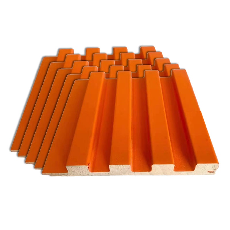 Waterproof Wall Paneling Soundproof Staple Installation Wall Paneling Orange 5-Piece Set Clearhalo 'Flooring 'Home Improvement' 'home_improvement' 'home_improvement_wall_paneling' 'Wall Paneling' 'wall_paneling' 'Walls & Ceilings' Walls and Ceiling' 7297778