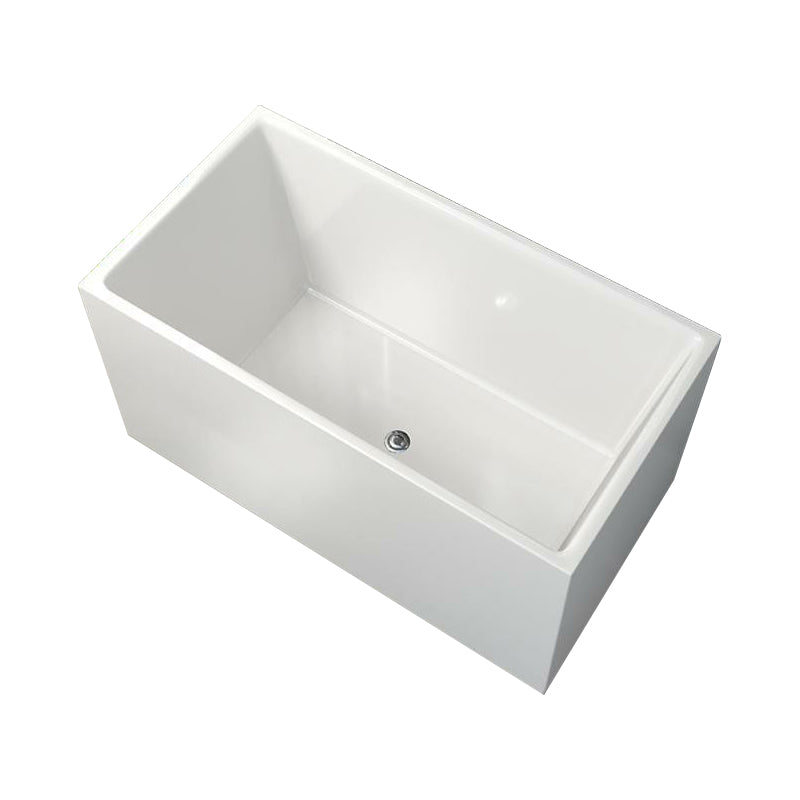 Back to Wall Bathtub Antique Finish Soaking Rectangular Modern Bath Tub Clearhalo 'Bathroom Remodel & Bathroom Fixtures' 'Bathtubs' 'Home Improvement' 'home_improvement' 'home_improvement_bathtubs' 'Showers & Bathtubs' 7298939