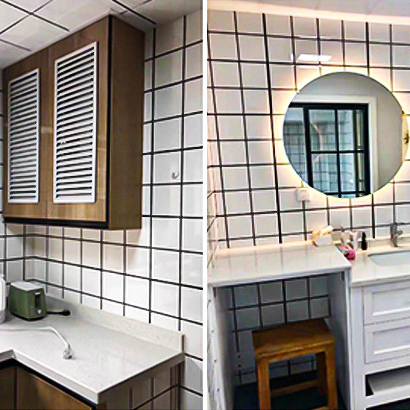 Field Tile Wallpaper Waterproof Peel and Stick Wall Tile with Rectangular Shape Clearhalo 'Flooring 'Home Improvement' 'home_improvement' 'home_improvement_peel_stick_blacksplash' 'Peel & Stick Backsplash Tile' 'peel_stick_blacksplash' 'Walls & Ceilings' Walls and Ceiling' 7306436