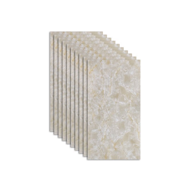 Field Tile Wallpaper Waterproof Peel and Stick Wall Tile with Rectangular Shape Khaki-White 1'4" x 2'7" 10-Piece Set Clearhalo 'Flooring 'Home Improvement' 'home_improvement' 'home_improvement_peel_stick_blacksplash' 'Peel & Stick Backsplash Tile' 'peel_stick_blacksplash' 'Walls & Ceilings' Walls and Ceiling' 7306439