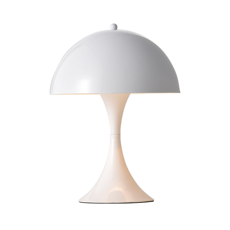 White/Black Finish Mushroom Night Table Light Modern 1 Light Metal Creative Desk Lamp for Living Room Clearhalo 'Lamps' 'Table Lamps' Lighting' 730858