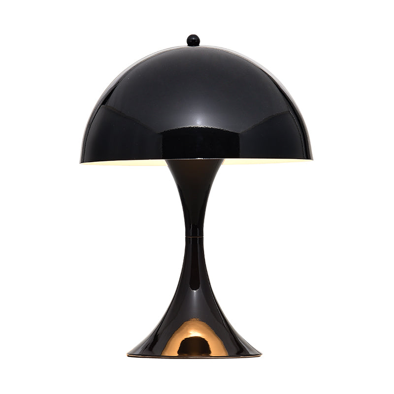 White/Black Finish Mushroom Night Table Light Modern 1 Light Metal Creative Desk Lamp for Living Room Clearhalo 'Lamps' 'Table Lamps' Lighting' 730863