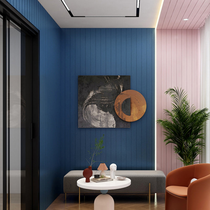 Contemporary Wall Paneling Smooth 20 Panels Waterproof Wall Paneling Dark Blue 20-Piece Set Clearhalo 'Flooring 'Home Improvement' 'home_improvement' 'home_improvement_wall_paneling' 'Wall Paneling' 'wall_paneling' 'Walls & Ceilings' Walls and Ceiling' 7309004