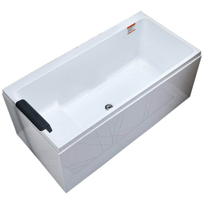 Flat Bottom Soaking Bath Tub Antique Finish Rectangular Modern Bathtub Clearhalo 'Bathroom Remodel & Bathroom Fixtures' 'Bathtubs' 'Home Improvement' 'home_improvement' 'home_improvement_bathtubs' 'Showers & Bathtubs' 7312681