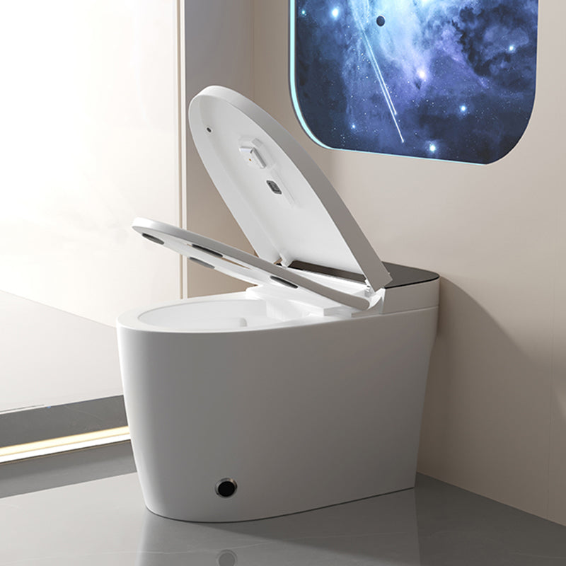 Contemporary Floor Mount Bidet Elongated Smart Bidet with Heated Seat Clearhalo 'Bathroom Remodel & Bathroom Fixtures' 'Bidets' 'Home Improvement' 'home_improvement' 'home_improvement_bidets' 'Toilets & Bidets' 7312964