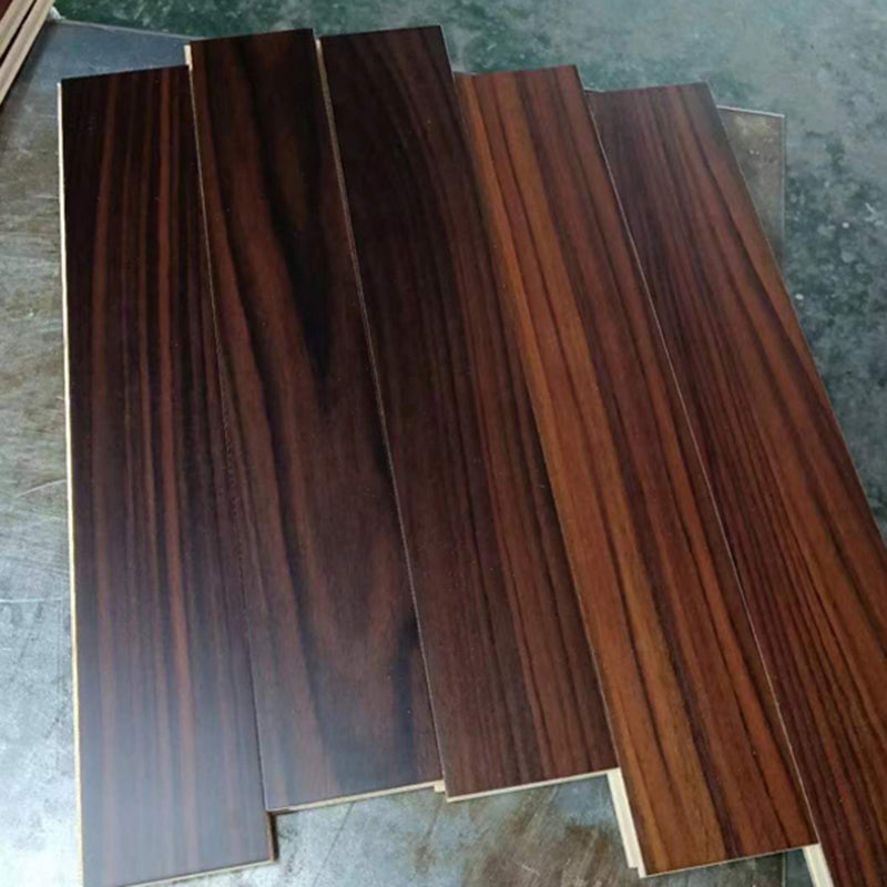 Contemporary Hardwood Deck Tiles Smooth Solid Wood Flooring Tiles Black/Gray Herringbone Clearhalo 'Flooring 'Hardwood Flooring' 'hardwood_flooring' 'Home Improvement' 'home_improvement' 'home_improvement_hardwood_flooring' Walls and Ceiling' 7313525