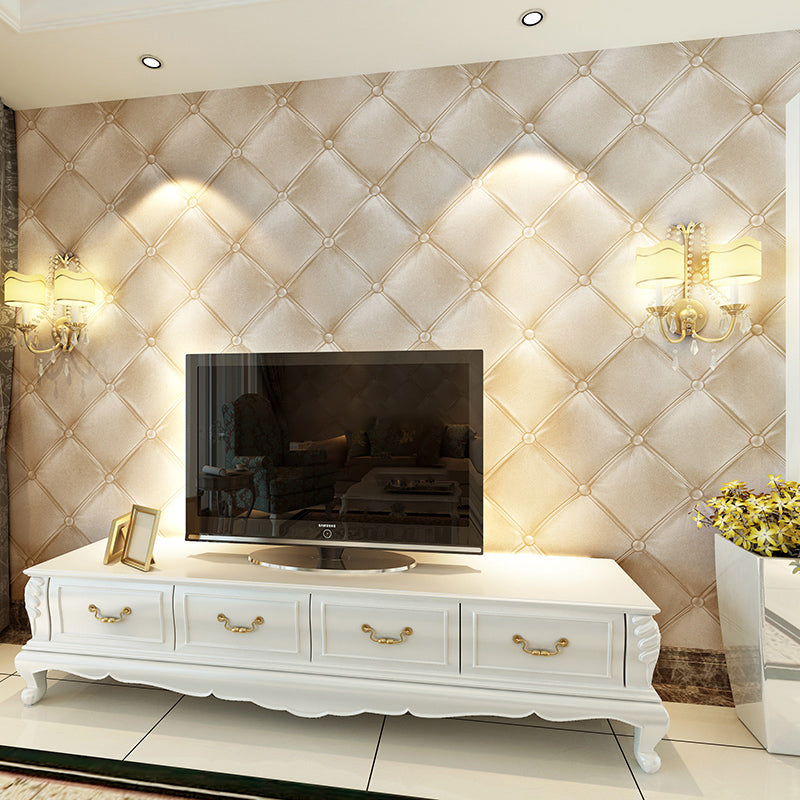Living Room Wall Paneling PVC Peel and Stick Waterproof Wall Panel Beige Clearhalo 'Flooring 'Home Improvement' 'home_improvement' 'home_improvement_wall_paneling' 'Wall Paneling' 'wall_paneling' 'Walls & Ceilings' Walls and Ceiling' 7314105