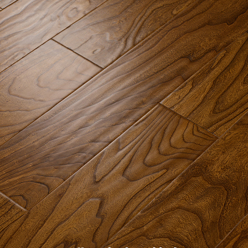 Wooden Laminate Floor Scratch Resistant Waterproof Laminate Floor 48"L x 6"W x 1"H Brown Black Clearhalo 'Flooring 'Home Improvement' 'home_improvement' 'home_improvement_laminate_flooring' 'Laminate Flooring' 'laminate_flooring' Walls and Ceiling' 7318868