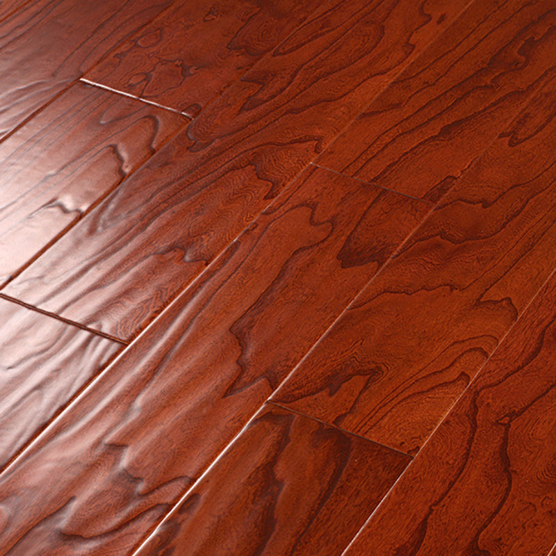 Wooden Laminate Floor Scratch Resistant Waterproof Laminate Floor 48"L x 6"W x 1"H Red Brown Clearhalo 'Flooring 'Home Improvement' 'home_improvement' 'home_improvement_laminate_flooring' 'Laminate Flooring' 'laminate_flooring' Walls and Ceiling' 7318874