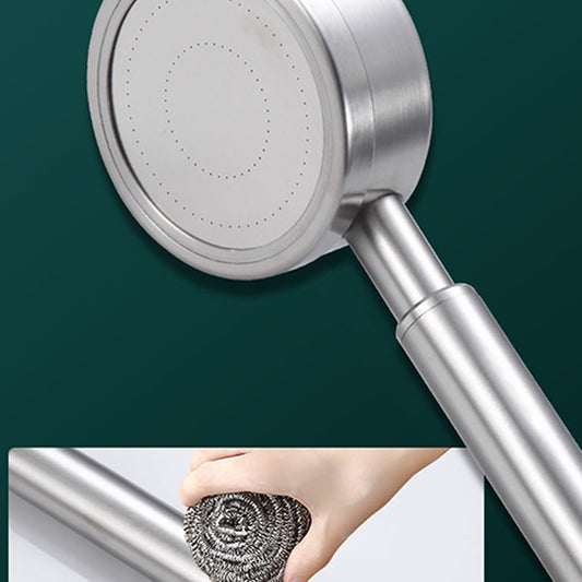 Modern Stainless Steel Hand Shower Standard Spray Pattern Wall-Mount Hand Shower Clearhalo 'Bathroom Remodel & Bathroom Fixtures' 'Home Improvement' 'home_improvement' 'home_improvement_shower_heads' 'Shower Heads' 'shower_heads' 'Showers & Bathtubs Plumbing' 'Showers & Bathtubs' 7321187