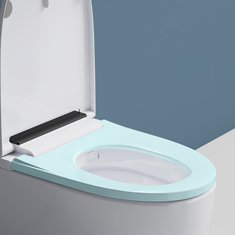 White Finish Floor Standing Bidet with Heated Seat Elongated Bidet Clearhalo 'Bathroom Remodel & Bathroom Fixtures' 'Bidets' 'Home Improvement' 'home_improvement' 'home_improvement_bidets' 'Toilets & Bidets' 7322733