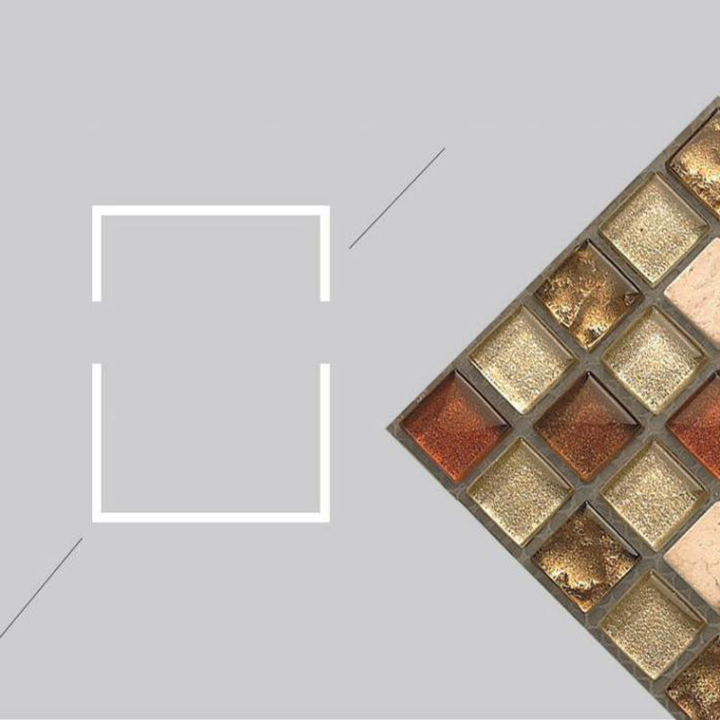 Square Mosaic Peel & Stick Tile Water-resistant Kitchen Backsplash Tiles Clearhalo 'Flooring 'Home Improvement' 'home_improvement' 'home_improvement_peel_stick_blacksplash' 'Peel & Stick Backsplash Tile' 'peel_stick_blacksplash' 'Walls & Ceilings' Walls and Ceiling' 7324102