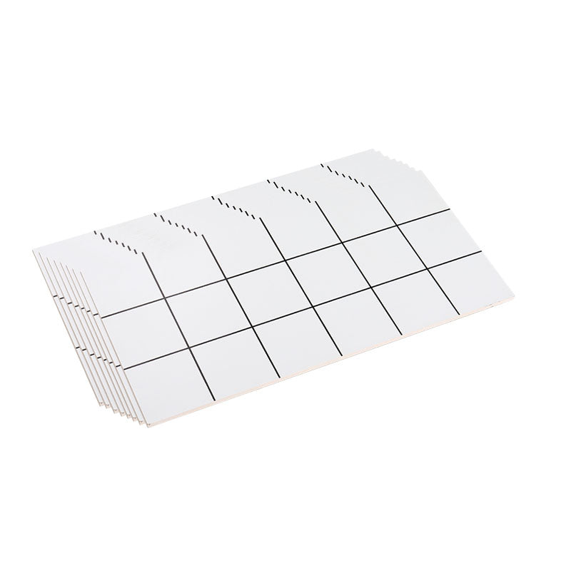 12" x 24"White Subway Tile Mixed Material Rectangular Kitchen and Bathroom Wall Tile White Matte Clearhalo 'Floor Tiles & Wall Tiles' 'floor_tiles_wall_tiles' 'Flooring 'Home Improvement' 'home_improvement' 'home_improvement_floor_tiles_wall_tiles' Walls and Ceiling' 7329703