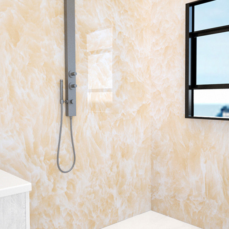 Marbling Water-resistant Tile PVC Singular Peel & Stick Tile for Bathroom Backsplash Clearhalo 'Flooring 'Home Improvement' 'home_improvement' 'home_improvement_peel_stick_blacksplash' 'Peel & Stick Backsplash Tile' 'peel_stick_blacksplash' 'Walls & Ceilings' Walls and Ceiling' 7329946