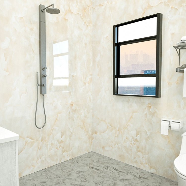 Marbling Water-resistant Tile PVC Singular Peel & Stick Tile for Bathroom Backsplash Clearhalo 'Flooring 'Home Improvement' 'home_improvement' 'home_improvement_peel_stick_blacksplash' 'Peel & Stick Backsplash Tile' 'peel_stick_blacksplash' 'Walls & Ceilings' Walls and Ceiling' 7329964