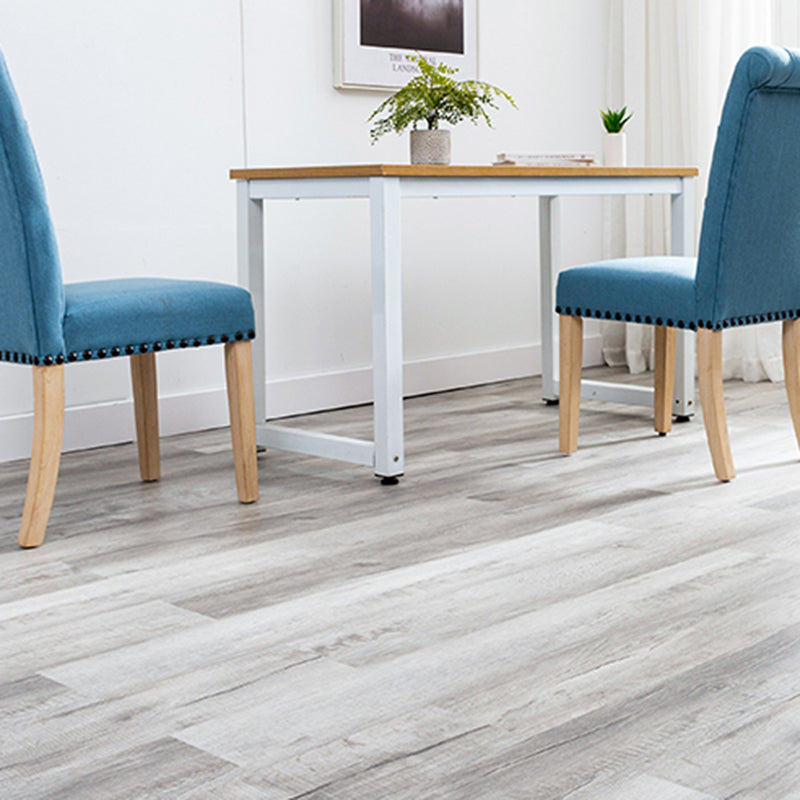 Peel and Stick PVC Flooring Low Gloss Wood Look Smooth Vinyl Flooring Gray-White Clearhalo 'Flooring 'Home Improvement' 'home_improvement' 'home_improvement_vinyl_flooring' 'Vinyl Flooring' 'vinyl_flooring' Walls and Ceiling' 7330928