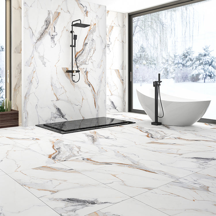 Marble Matte Singular Tile Irregular Fringe Floor and Wall for Home Decor Clearhalo 'Floor Tiles & Wall Tiles' 'floor_tiles_wall_tiles' 'Flooring 'Home Improvement' 'home_improvement' 'home_improvement_floor_tiles_wall_tiles' Walls and Ceiling' 7334654