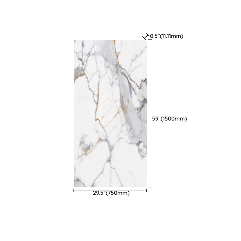 Marble Matte Singular Tile Irregular Fringe Floor and Wall for Home Decor Clearhalo 'Floor Tiles & Wall Tiles' 'floor_tiles_wall_tiles' 'Flooring 'Home Improvement' 'home_improvement' 'home_improvement_floor_tiles_wall_tiles' Walls and Ceiling' 7334658