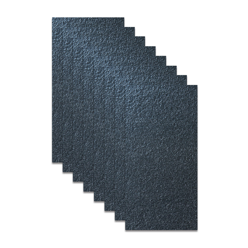 No Pattern Singular Tile Textured Stacked Stone Outdoor Floor Tile Dark Blue 12"L x 24"W 40 Pieces Clearhalo 'Floor Tiles & Wall Tiles' 'floor_tiles_wall_tiles' 'Flooring 'Home Improvement' 'home_improvement' 'home_improvement_floor_tiles_wall_tiles' Walls and Ceiling' 7334712