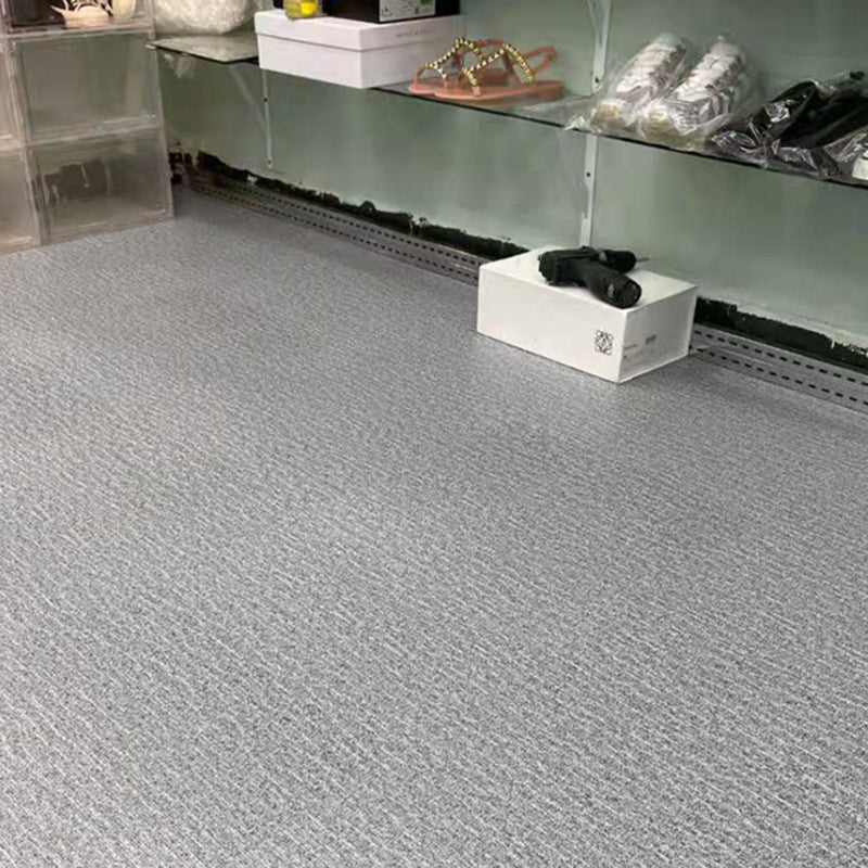 Peel and Stick PVC Flooring Low Gloss Fabric Look Vinyl Flooring Grey Clearhalo 'Flooring 'Home Improvement' 'home_improvement' 'home_improvement_vinyl_flooring' 'Vinyl Flooring' 'vinyl_flooring' Walls and Ceiling' 7336200