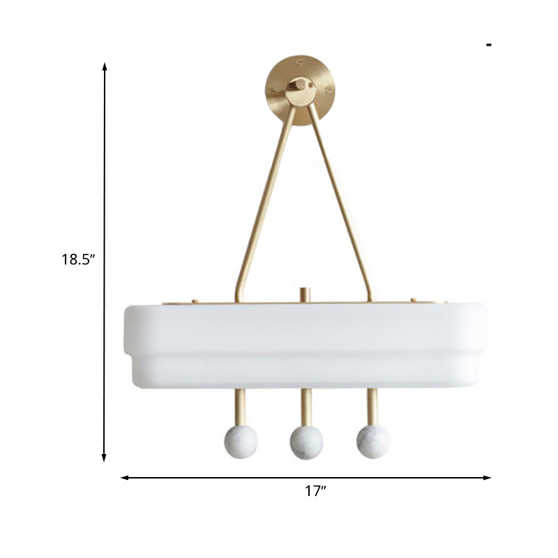 Acrylic Rectangle Wall Lighting Minimalist LED Sconce Light Fixture in White for Dining Room, Warm/White Light Clearhalo 'Cast Iron' 'Glass' 'Industrial' 'Modern wall lights' 'Modern' 'Tiffany' 'Traditional wall lights' 'Wall Lamps & Sconces' 'Wall Lights' Lighting' 733667