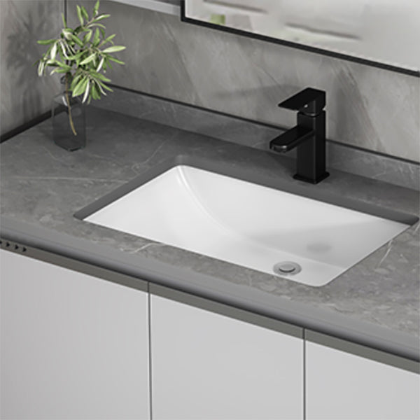 Modern Bathroom Vanity Set Wall Mount Stone Bathroom Sink Vanity with Mirror Clearhalo 'Bathroom Remodel & Bathroom Fixtures' 'Bathroom Vanities' 'bathroom_vanities' 'Home Improvement' 'home_improvement' 'home_improvement_bathroom_vanities' 7338103