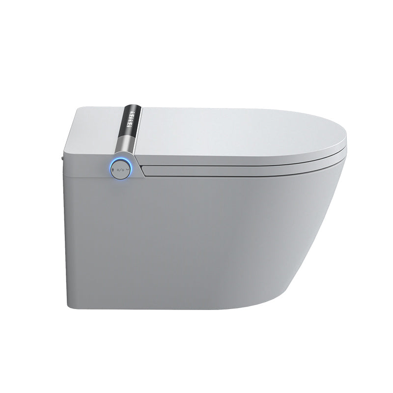 Foot Sensor Wall Hung Toilet Set Shatterproof Wall Mounted Bidet Clearhalo 'Bathroom Remodel & Bathroom Fixtures' 'Bidets' 'Home Improvement' 'home_improvement' 'home_improvement_bidets' 'Toilets & Bidets' 7338497