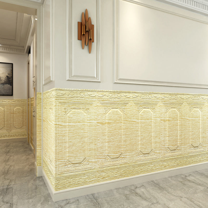 Wall Plank 3D Brick Bedroom and Living Room Wall Panels Set of 10 Yellow 10-Piece Set Clearhalo 'Flooring 'Home Improvement' 'home_improvement' 'home_improvement_wall_paneling' 'Wall Paneling' 'wall_paneling' 'Walls & Ceilings' Walls and Ceiling' 7339668