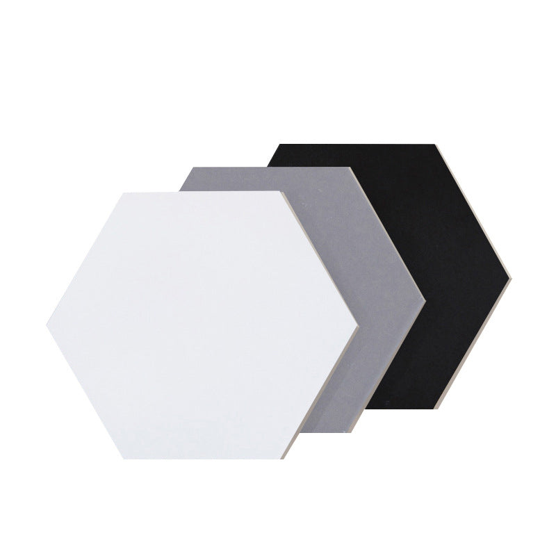 Modern Style Waterproof Wall Tile Straight Edge Hexagon Wall Tile Clearhalo 'Floor Tiles & Wall Tiles' 'floor_tiles_wall_tiles' 'Flooring 'Home Improvement' 'home_improvement' 'home_improvement_floor_tiles_wall_tiles' Walls and Ceiling' 7340084