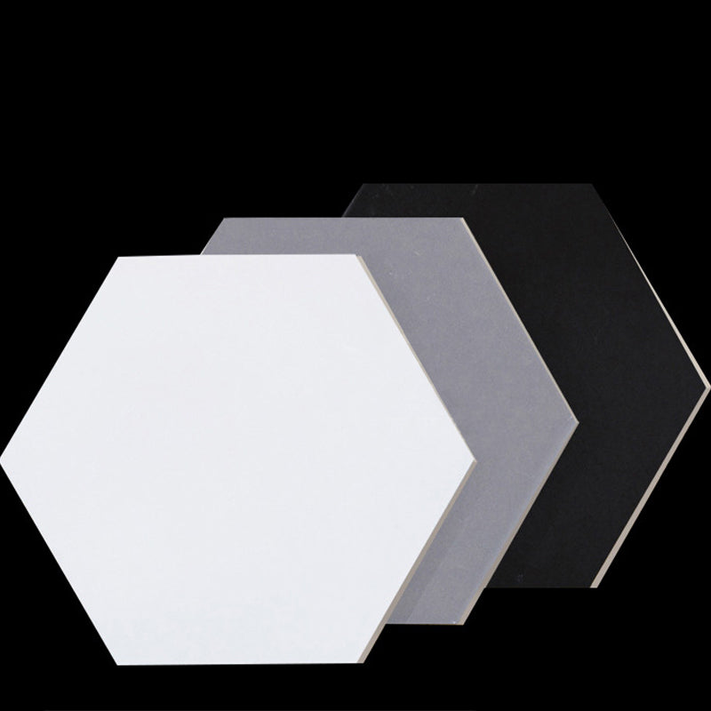 Modern Style Waterproof Wall Tile Straight Edge Hexagon Wall Tile Clearhalo 'Floor Tiles & Wall Tiles' 'floor_tiles_wall_tiles' 'Flooring 'Home Improvement' 'home_improvement' 'home_improvement_floor_tiles_wall_tiles' Walls and Ceiling' 7340087