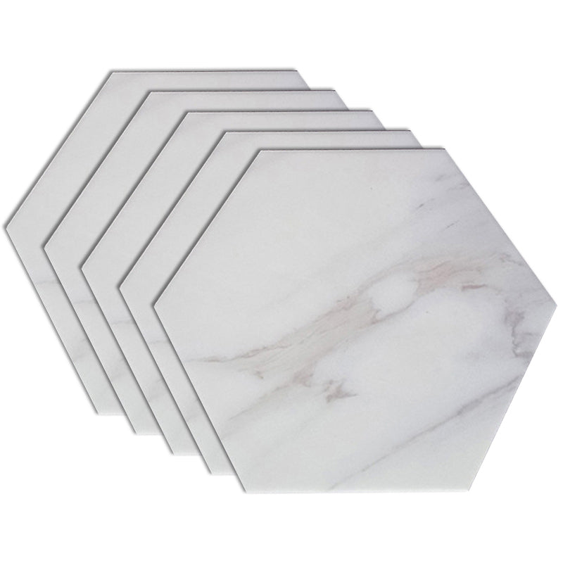 Modern Style Waterproof Wall Tile Straight Edge Hexagon Wall Tile Clearhalo 'Floor Tiles & Wall Tiles' 'floor_tiles_wall_tiles' 'Flooring 'Home Improvement' 'home_improvement' 'home_improvement_floor_tiles_wall_tiles' Walls and Ceiling' 7340088