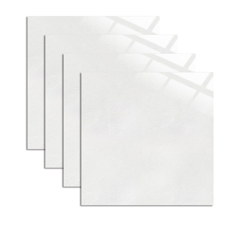 Modern Matte Square Singular Tile Marble Gray Tile for Home Decoration Gloss White 24"L x 24"W Clearhalo 'Floor Tiles & Wall Tiles' 'floor_tiles_wall_tiles' 'Flooring 'Home Improvement' 'home_improvement' 'home_improvement_floor_tiles_wall_tiles' Walls and Ceiling' 7340869