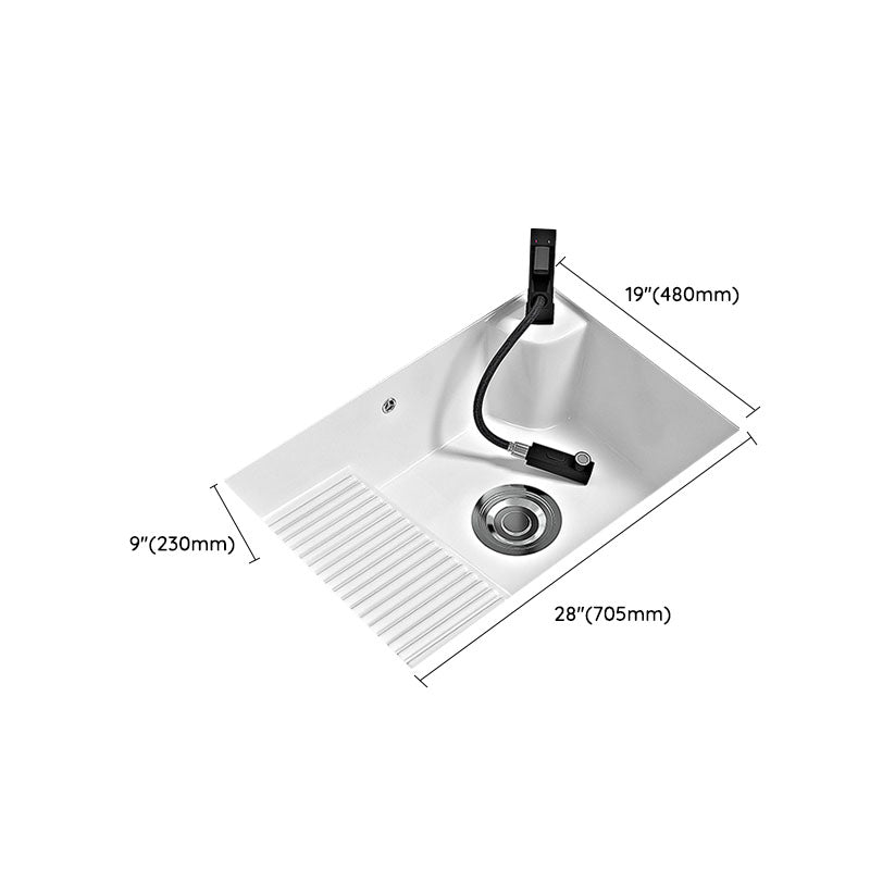 Modern Vessel Lavatory Sink Porcelain with Faucet Bathroom Sink Clearhalo 'Bathroom Remodel & Bathroom Fixtures' 'Bathroom Sinks & Faucet Components' 'Bathroom Sinks' 'bathroom_sink' 'Home Improvement' 'home_improvement' 'home_improvement_bathroom_sink' 7342991