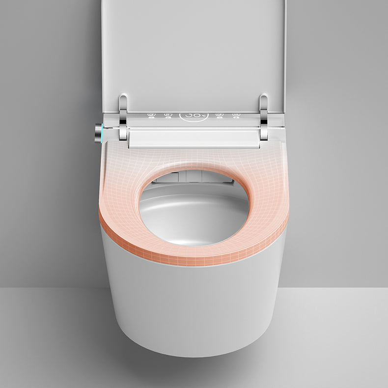 Dual Flush Wall Hung Toilet Set Elongated Wall Mounted Bidet Clearhalo 'Bathroom Remodel & Bathroom Fixtures' 'Bidets' 'Home Improvement' 'home_improvement' 'home_improvement_bidets' 'Toilets & Bidets' 7343426