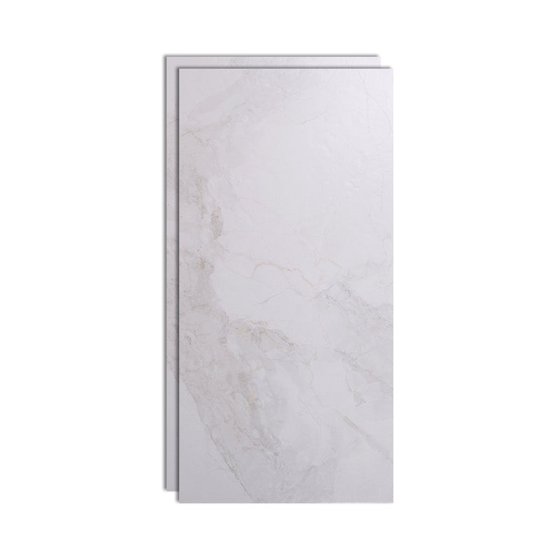 Rectangle White Singular Tile Marble Floor and Wall for Bathroom Gun Grey Clearhalo 'Floor Tiles & Wall Tiles' 'floor_tiles_wall_tiles' 'Flooring 'Home Improvement' 'home_improvement' 'home_improvement_floor_tiles_wall_tiles' Walls and Ceiling' 7345609